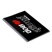 I Herz (Liebe) Surin, Isan, Thailand Notizblock (Rechte Seite)