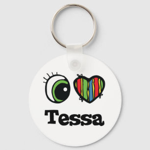 I Herz (Liebe) Tessa Schlüsselanhänger