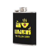 I Herz (Liebe) Thai Gelbe Curry Flachmann (Links)