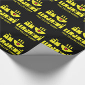 I Herz (Liebe) Thai Gelbe Curry Geschenkpapier (Ecke)
