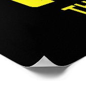 I Herz (Liebe) Thai Gelbe Curry Poster (Ecke)