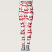 I Herz (Liebe) Thai Red Curry Leggings (Vorderseite)
