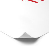 I Herz (Liebe) Thai Red Curry Poster (Ecke)