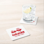 I Herz (Liebe) Thai Red Curry Rechteckiger Pappuntersetzer (Vor Ort)