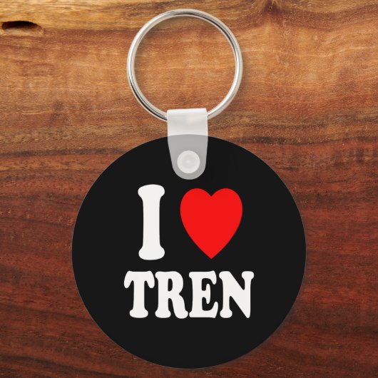 I Herz (Liebe) Tren Bodybuilding Steroide Zyklus Schlüsselanhänger (Vorderseite)