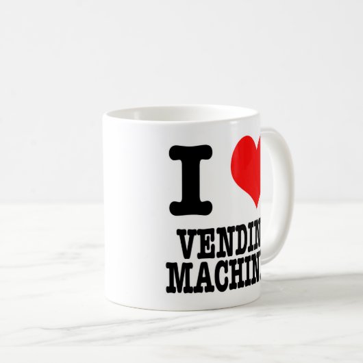 I HERZ (LIEBE) VERANSTALTUNGSMASCHINEN KAFFEETASSE (VorderseiteRechts)