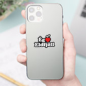 I Herz (Liebe) Vulkane [Ég Elska Eldfjöll] Aufkleber (Telefon)