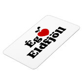 I Herz (Liebe) Vulkane [Ég Elska Eldfjöll] Magnet (Linke Seite)