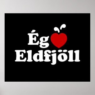 I Herz (Liebe) Vulkane [Ég Elska Eldfjöll] Poster