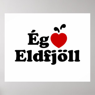 I Herz (Liebe) Vulkane [Ég Elska Eldfjöll] Poster