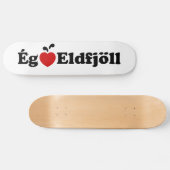 I Herz (Liebe) Vulkane [Ég Elska Eldfjöll] Skateboard (Horizontal)
