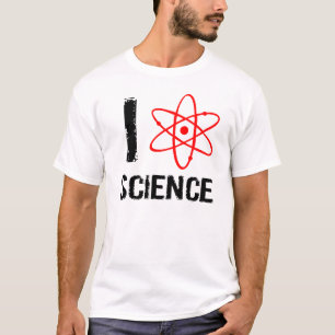 I Herz-/Liebe-Wissenschafts-T - Shirt