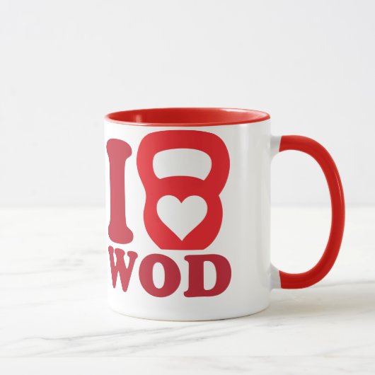 I Herz (Liebe) WOD - Tasse (Rechts)