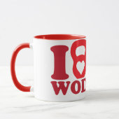 I Herz (Liebe) WOD - Tasse (Links)