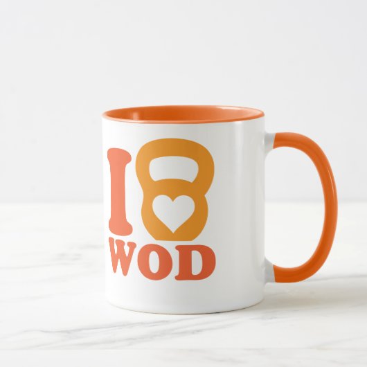 I Herz (Liebe) WOD - Tasse (Rechts)