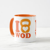 I Herz (Liebe) WOD - Tasse (Vorderseite Links)