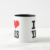 I HERZ (LIEBE) YAKS TASSE (Zentrum)