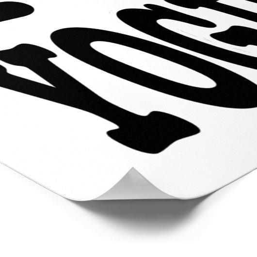 I HERZ (LIEBE) YOGURT POSTER (Ecke)