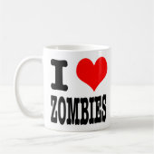 I HERZ (LIEBE) ZOMBIEN KAFFEETASSE (Links)