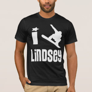 I Herz Lindsey Kunst-T-Shirt-T - Shirt