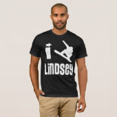 I Herz Lindsey Kunst-T-Shirt-T - Shirt (Vorne ganz)
