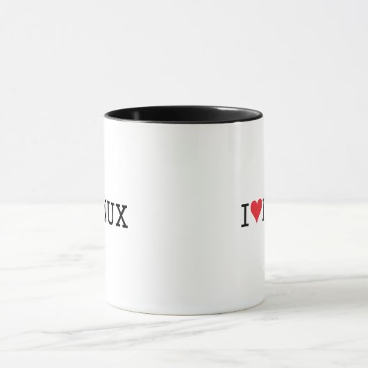 I Herz Linux 2 Tasse (Zentrum)