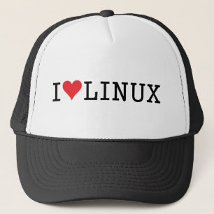 I Herz Linux 2 Truckerkappe