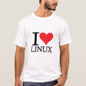 I Herz Linux T-Shirt (Vorderseite)
