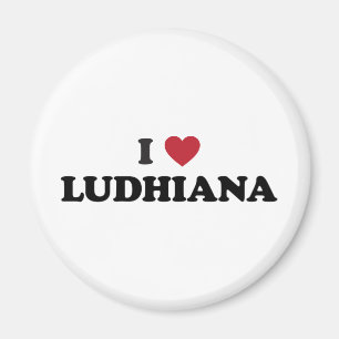I Herz Ludhiana Indien Magnet