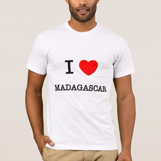 I HERZ MADAGASKAR T-Shirt (Vorderseite)