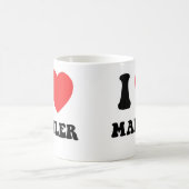 I Herz Mahler Kaffeetasse (Mittel)
