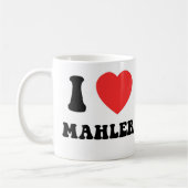 I Herz Mahler Kaffeetasse (Links)
