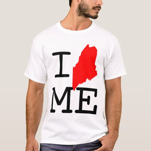 I Herz Maine T T-Shirt (Vorderseite)