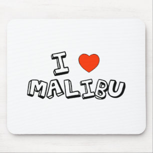 I Herz Malibu Mousepad