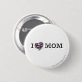 I Herz Mama Button (Vorne & Hinten)