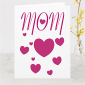 I Herz MAMA Karte (Gelbe Blume)