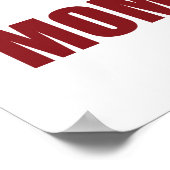 I Herz-Mama (Standard-Bildformat) Poster (Ecke)