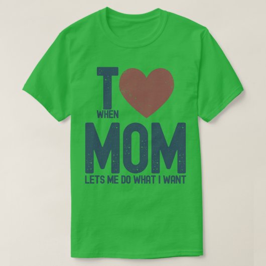 I Herz Mama T-Shirt (Design vorne)