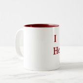 I Herz- Mama Zweifarbige Tasse (Vorderseite Links)