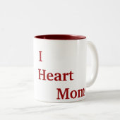 I Herz- Mama Zweifarbige Tasse (VorderseiteRechts)