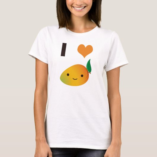 I Herz-Mango T-Shirt (Vorderseite)