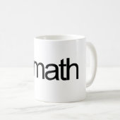 I Herz-Mathematik Kaffeetasse (VorderseiteRechts)
