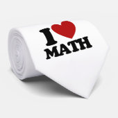 I Herz-Mathematik Krawatte (Gerollt)