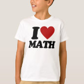 I Herz-Mathematik T-Shirt (Vorderseite)
