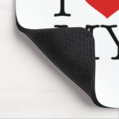 I Herz mein Apple Mousepad (Ecke)