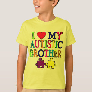 I Herz mein autistischer Bruder T-Shirt