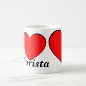 I Herz mein Barista Kaffeetasse (Mittel)