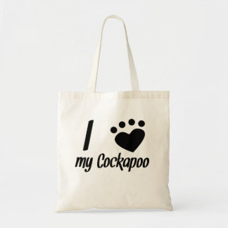 I Herz mein Cockapoo Tragetasche