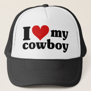 I Herz mein Cowboy Truckerkappe