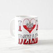 I Herz mein Dziadzia Kaffeetasse (Vorderseite Links)